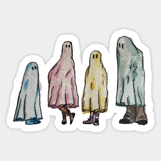 Four Friends Sticker by okjenna